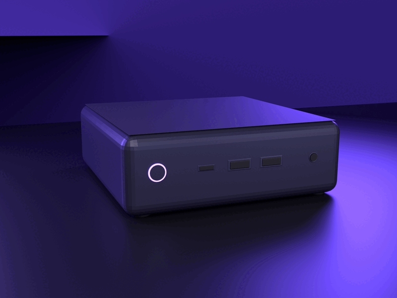 Studio render of the base unit.